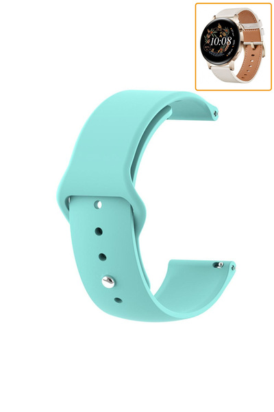 Tagomoon Huawei Watch Gt 3 Elegant 42mm Uyumlu Yumuşak Dokulu Silikon Kordon Kayış