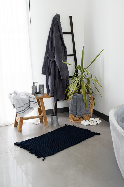 İrya Lane 4 Parça Banyo Seti Gri