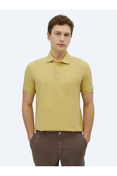 Kip Tricou cu guler polo simplu Lemon Mold 100% bumbac