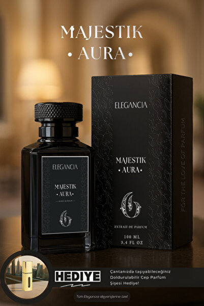 Elegancia Majestic Aura Extrait de Parfum 100 ml | Asil Dubai Esintili Unisex Parfüm + Hediye Şişe