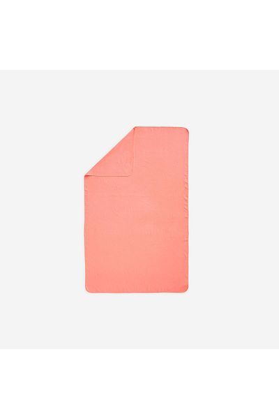 Decathlon Nabaiji Microfiber Towel - XL Size - Coral Color - 110 × 175 cm