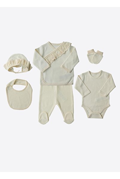 kitikate Organik Piya 6'lı Hastane Çıkış Seti Natural