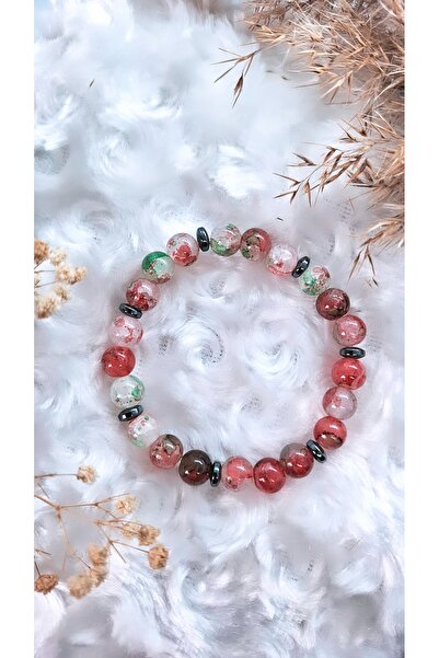 Serenity سوار الحجر الطبيعي مع الحجر الملون