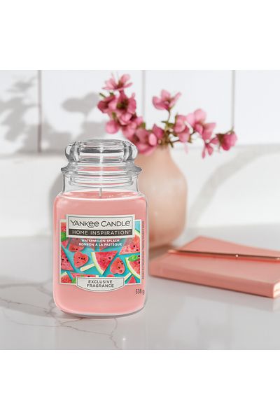 Yankee Candle Lumanare Parfumata Borcan Mare, Watermelon Splash, 538gr.