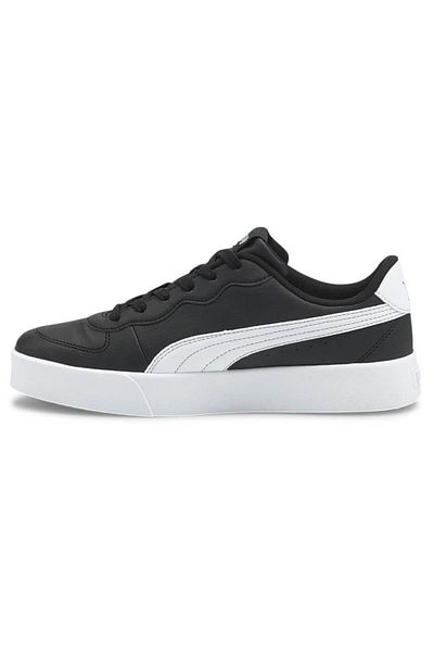 Puma Skye Clean 380147 01 Γυναικεία Ασπρόμαυρα Αθλητικά Παπούτσια
