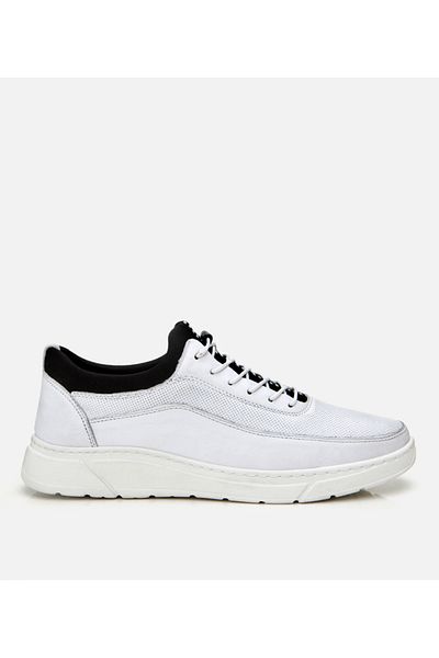 Hotiç Pantofi sport confortabili alb din piele pentru bărbați