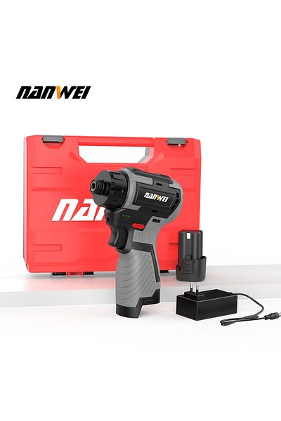 Choice NW3A36-1P NANWEI مثقاب لاسلكي محمول باليد ببطارية ليثيوم أيون 16.8 فولت، محرك عالمي بدون فرشاة مزدوج السرعة C