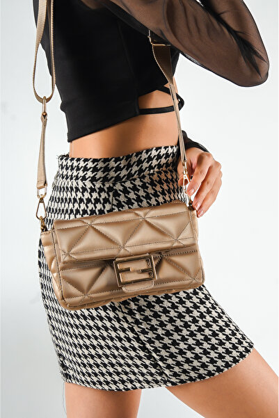 Capone Outfitters Ibiza Satin Quilted Patterned Women's Bag