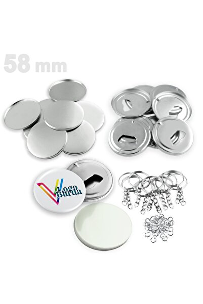 vizyonstore 58 mm Buton Anahtarlık Açacak ( Sarf ) VG58BANS 250 adet