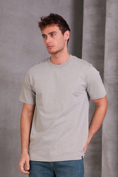 MODA Men's Relax Fit Crew Neck 100% Cotton Relaxed Fit Basic T-Shirt