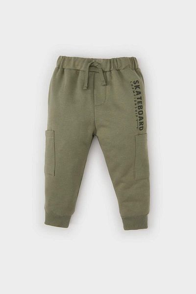 DeFacto Bedruckte Jogginghose für Babys mit elastischem Bund und Taschen D5778A524WN