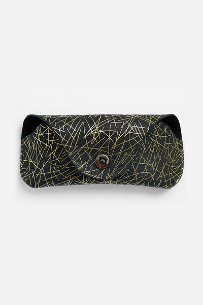 Aqua Di Polo 1987 Black Striped Glasses Case Apba019611