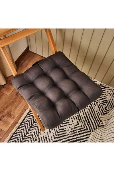 Evidea Soft Traum Sandalye Minderi - Antrasit - 45x45 cm