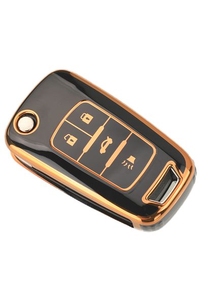 Choice 4 Black Jingyuqin 2/3/4/5 BTN Soft TPU Car Key Case For Buick/Opel For Chevrolet Cruze Epica Lova Ca