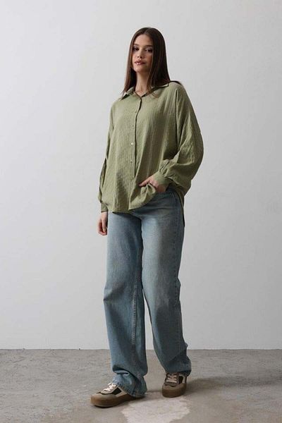 modamtn Striped Long Sleeve Shirt - Khaki