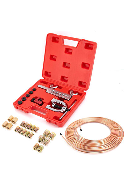 Choice طقم خط فرامل بطول 25 قدمًا وقطر 3/16 بوصة، يتضمن 16 وصلة و4 وصلات أناب...