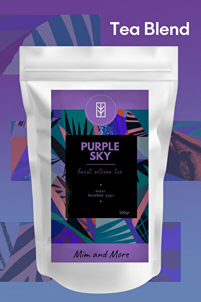 Mim and More Purple Sky Tea - Mor Kelebek Çayı, 100 gr