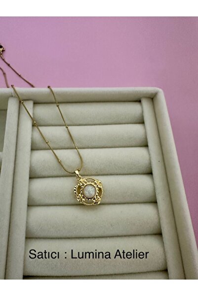 Lumina Atelier Vintage Çelik Kolye
