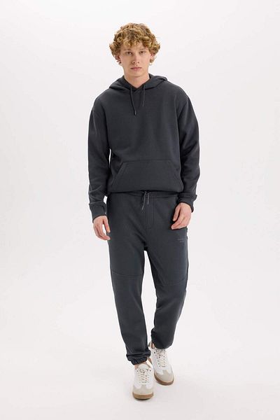 DeFacto Pantaloni de sport Jogger cu croiala normala, buzunar cu fermoar, picioare elastice Y5511AZ24AU