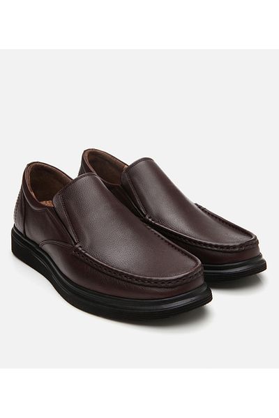 Hotiç Men's Leather Brown Casual Casual Shoes
