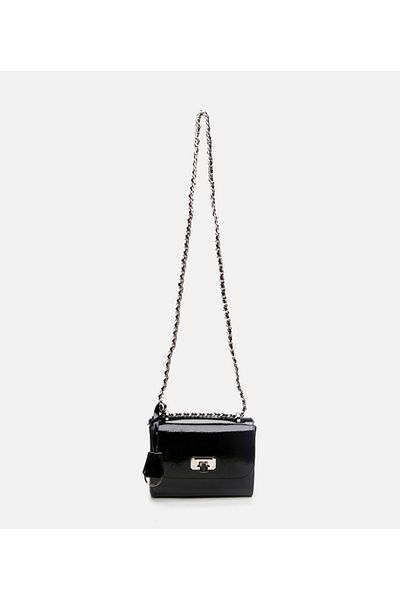 Hotiç Geantă neagră mini (crossbody) pentru femei