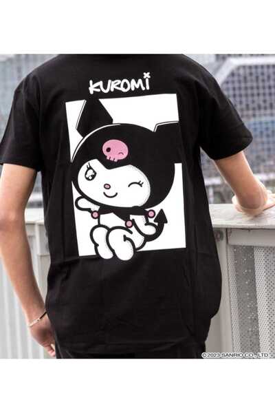 Harajuku Style Model confortabil supradimensionat cu imprimeu cu caracter jap...