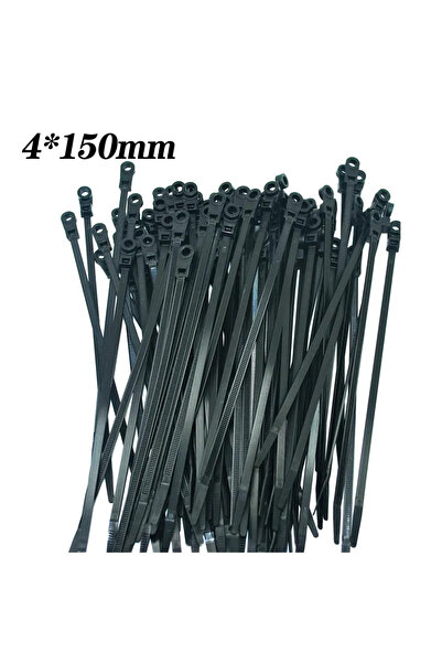 Choice3 200 قطعة سوداء، 100/1000 قطعة، أربطة كابلات قابلة لإعادة الاستخدام، أ...