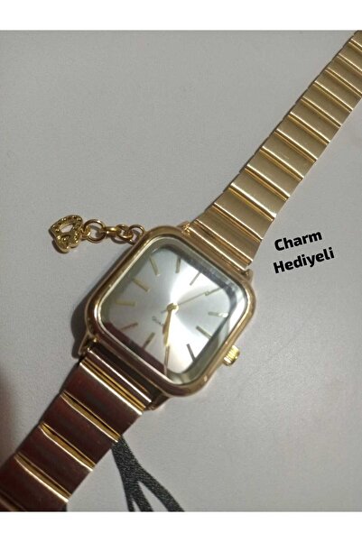 Ricardo Women's Gold Mesh Steel Cord Vintage Wristwatch Charmli 0104