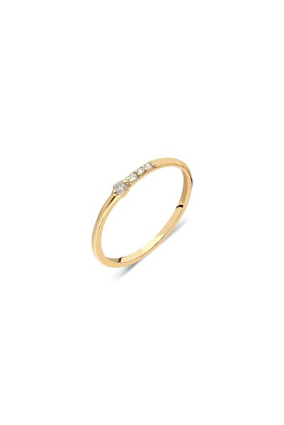 FasekGold 925 Ayar Gümüş Yüzük -minimal Kadın Modern Spor Alyans-hediye 925 A...