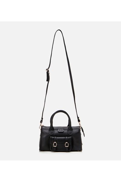 Hotiç Genuine Leather Black Women's Bag