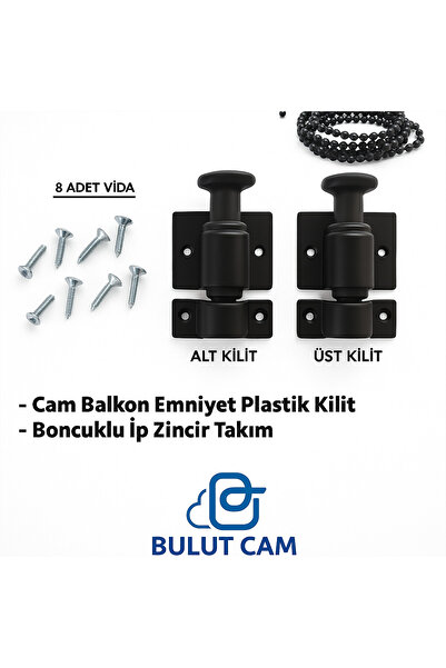 Genel Markalar Cam Balkon Plastik Kilit Aparat Parça Seti