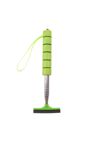 Choice أداة تنظيف نوافذ الزجاج الماطر لمرآة السيارة الخضراء بمقبض قابل للتمدي...