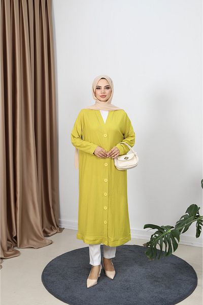 NİSUM MODA Cardigan lung Bürümcük