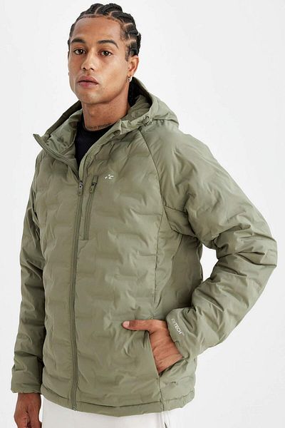 DeFacto Fit Waterproof Hooded and Zippered Coat - C6052Ax24Au