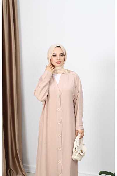 NİSUM MODA Bürümcük Long Cardigan
