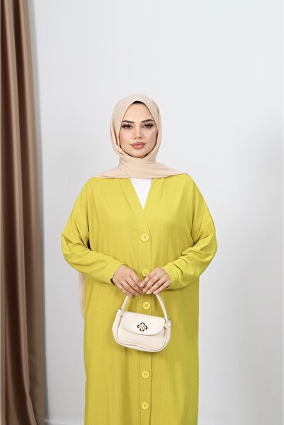 NİSUM MODA Bürümcük Long Cardigan