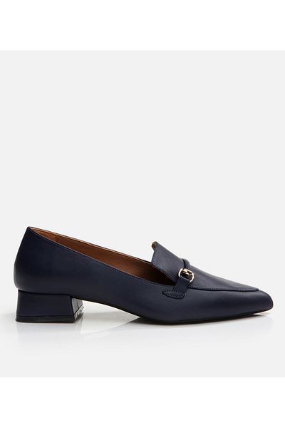 Hotiç Loafer de damă din piele bleumarin