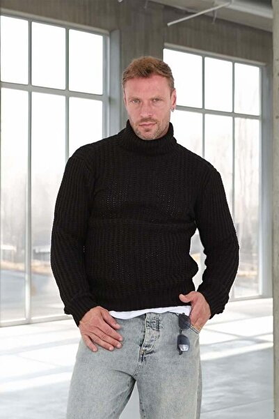 Valiberta Nopenli Wick Knitted Fisherman Sweater - Black