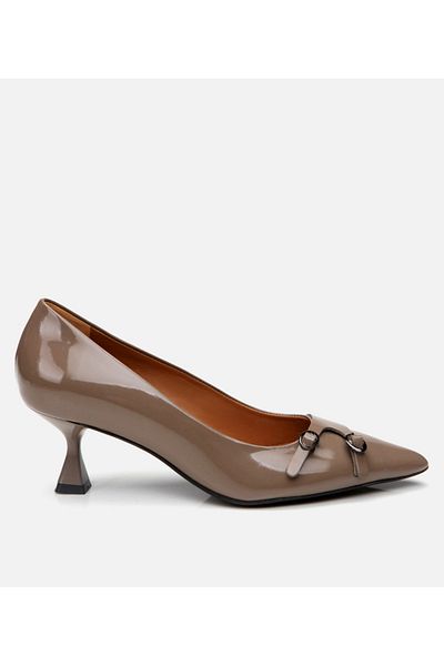 Hotiç Stiletto din piele de nurcă pentru femei