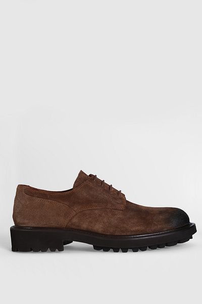Lufian Pantofi din piele pentru bărbați Scott Camel Hair