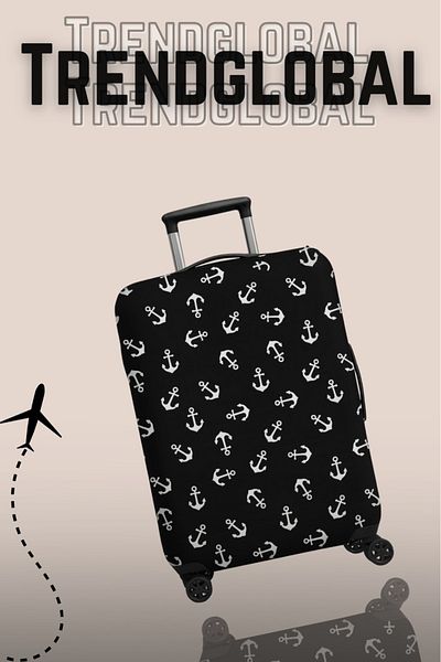 Trendglobal Geanta de protectie pentru bagaje neagra