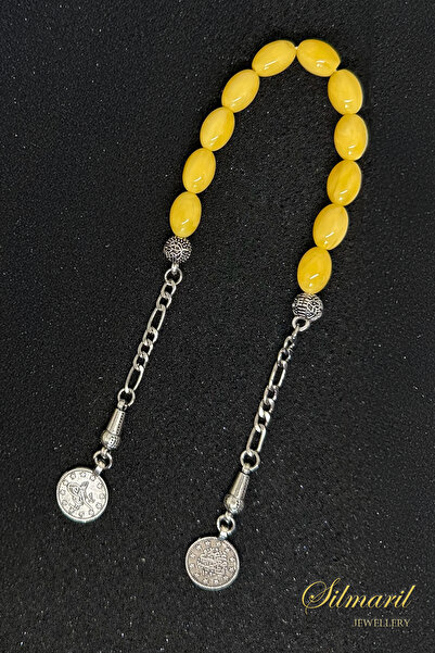 Muammer Köksal Design Men's Gift Beirut Drop Amber Zaza Rosary