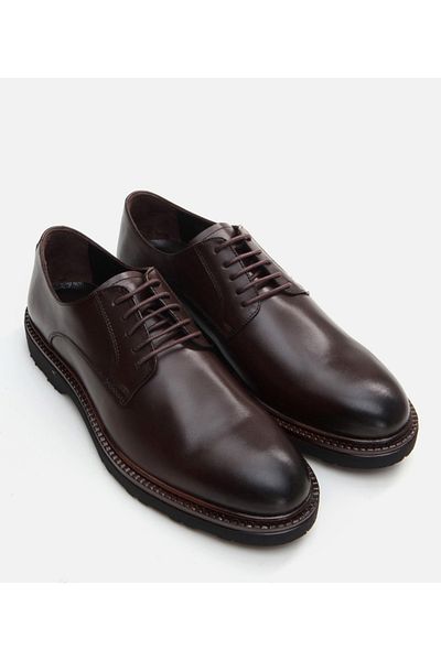 Hotiç Pantofi casual maro din piele pentru bărbați