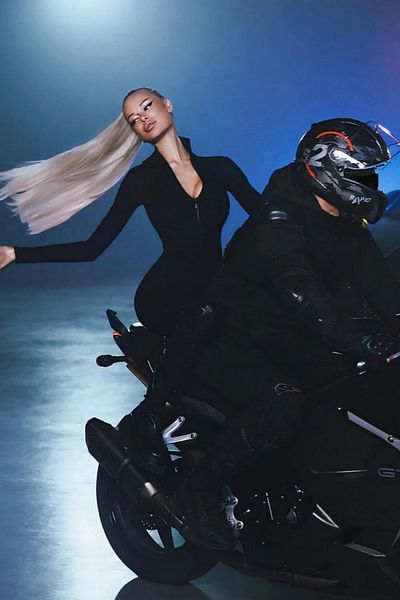 Fashiontayt Zipped Scuba Fabric Jumpsuit
