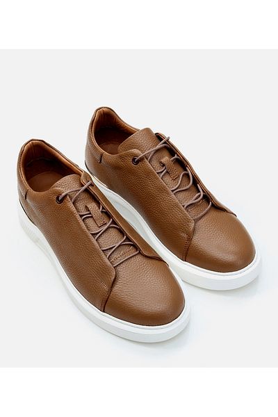 Hotiç Pantofi casual pentru bărbați din nuc - piele naturală