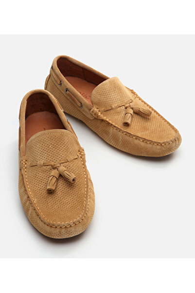 Hotiç Men's Leather Tan Loafer