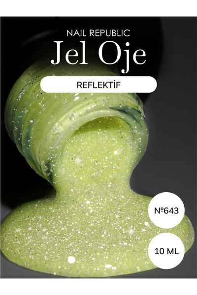 Nail Republic Kalıcı Oje Summer Flash 643 - Yazın Için Tırnak Jeli - Profesyo...