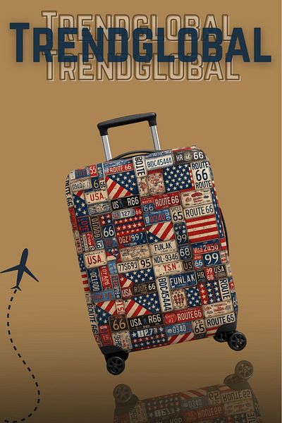 Trendglobal Valisă Valisă Husă de protecție AMRK FLAG