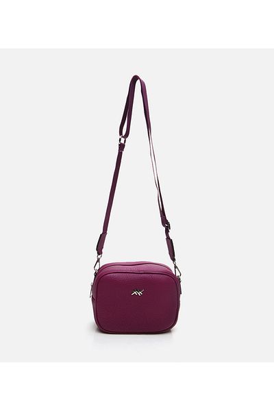 Hotiç Geantă mini (crossbody) din piele mov pentru femei