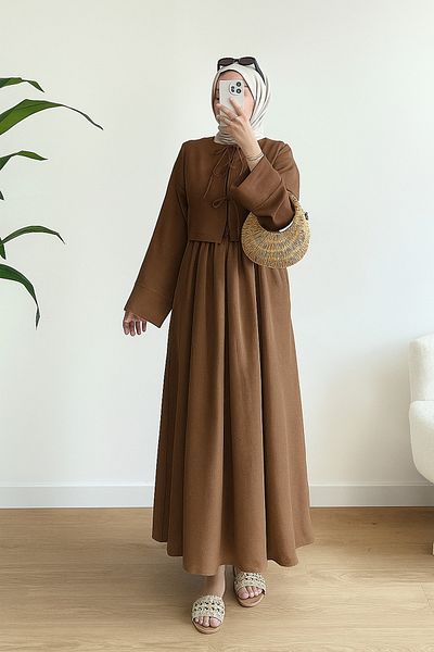 ENDAMIM Linen Skirt Set